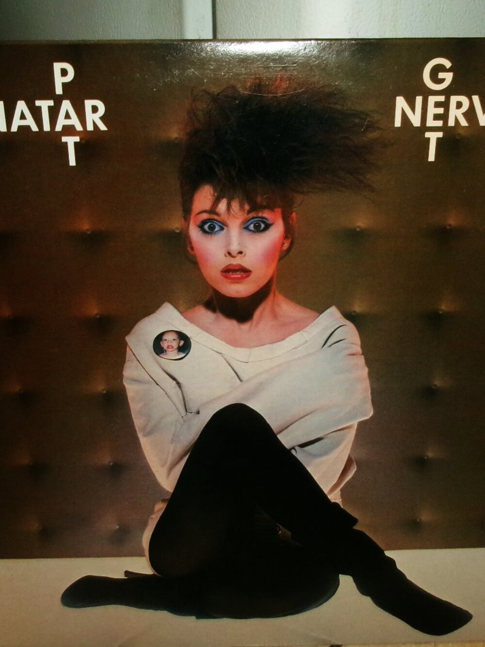 pat benatar get nervous mint 1982 lp - brooklyn ny hard rock pop true love